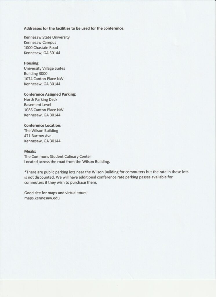 KSU Addresses